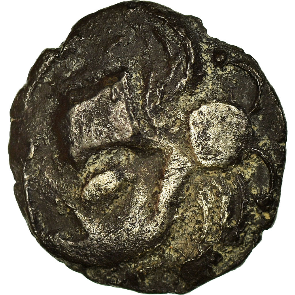 Coin, Ambiani, Denarius, 60-50 BC, EF(40-45), Silver, Latour:8515 var.