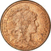 Moeda, França, Dupuis, 2 Centimes, 1910, Paris, AU(55-58), Bronze, KM:841
