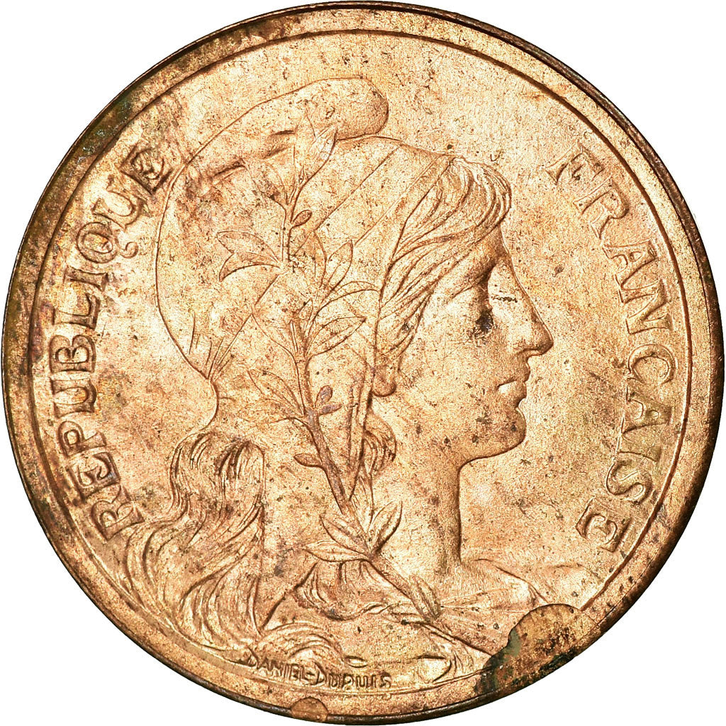 Moneda, Francia, Dupuis, 2 Centimes, 1910, Paris, EBC, Bronce, KM:841