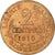 Moneda, Francia, Dupuis, 2 Centimes, 1910, Paris, EBC+, Bronce, KM:841