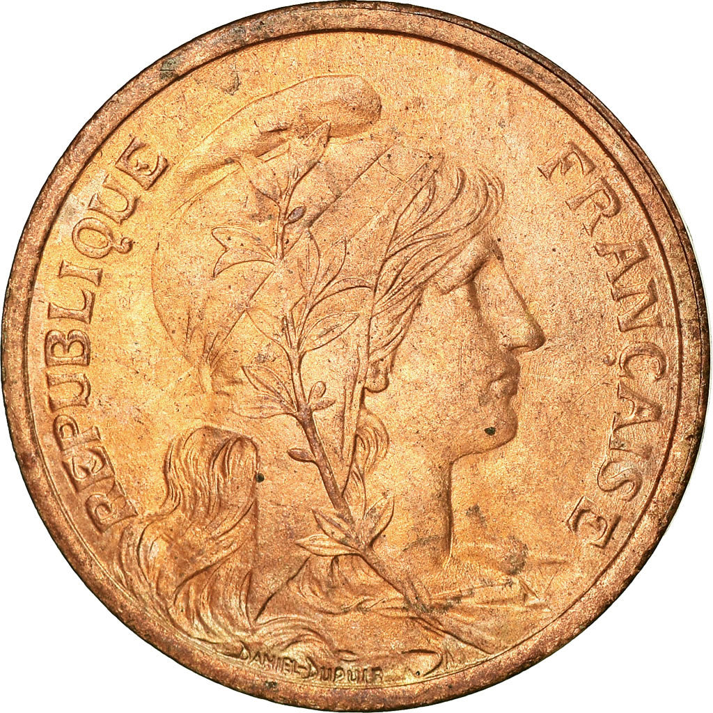 Moneda, Francia, Dupuis, 2 Centimes, 1910, Paris, SC, Bronce, KM:841
