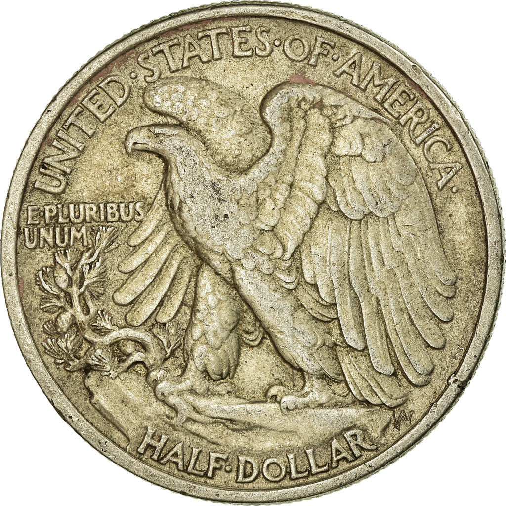 Moneta, Stati Uniti, Walking Liberty Half Dollar, 1943, Philadelphie, BB