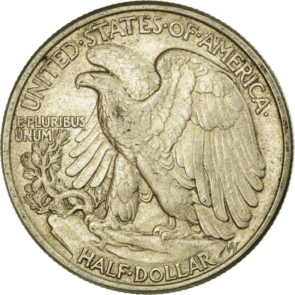 Coin, United States, Walking Liberty Half Dollar, Half Dollar, 1944, AU(50-53)