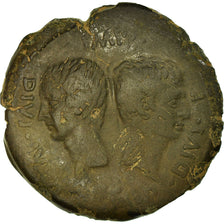 Münze, Julius Caesar, Dupondius, 36 BC, Vienne, SS, Kupfer, RPC:517