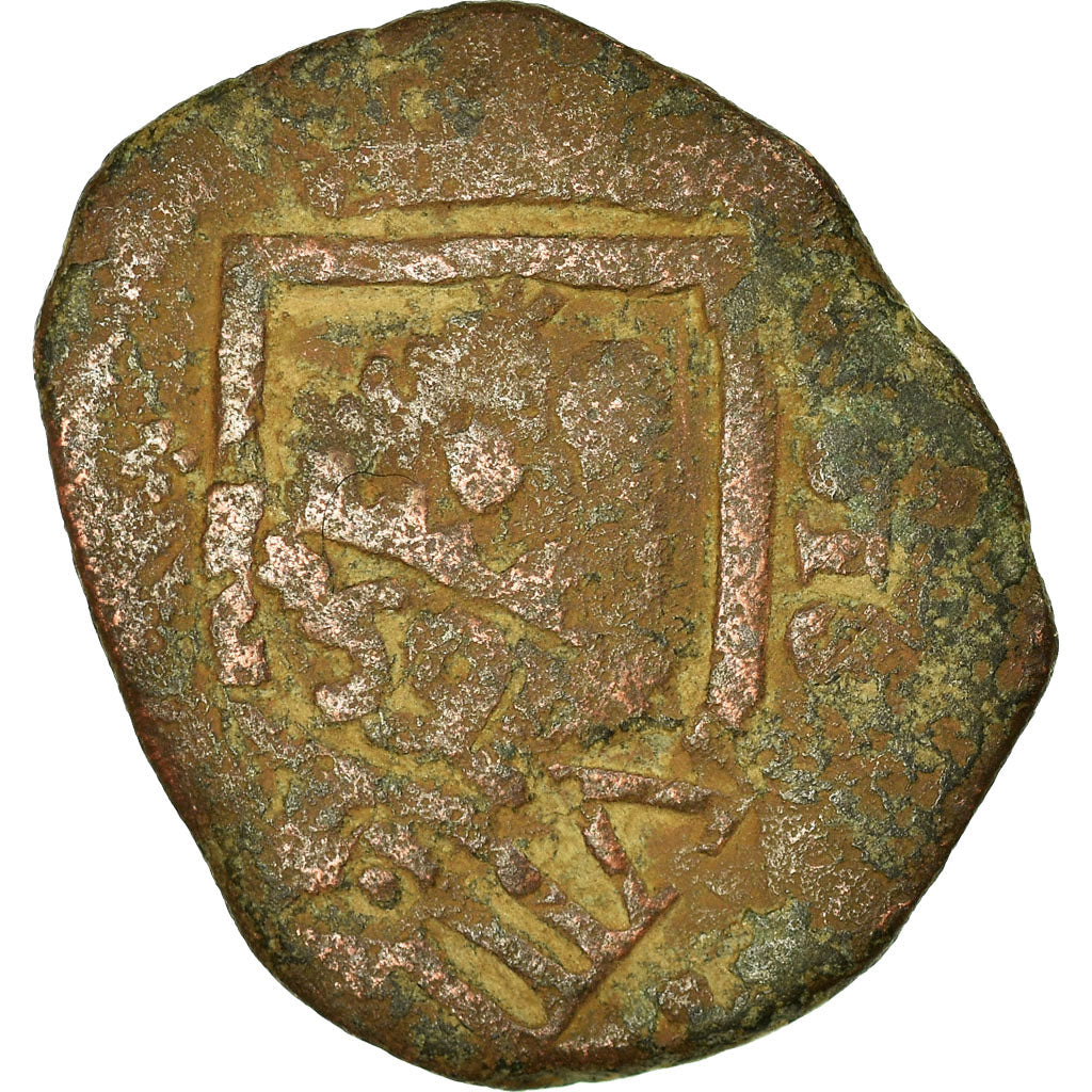 Coin, Spain, Philip IV, 8 Maravedis, 1659, F(12-15), Copper