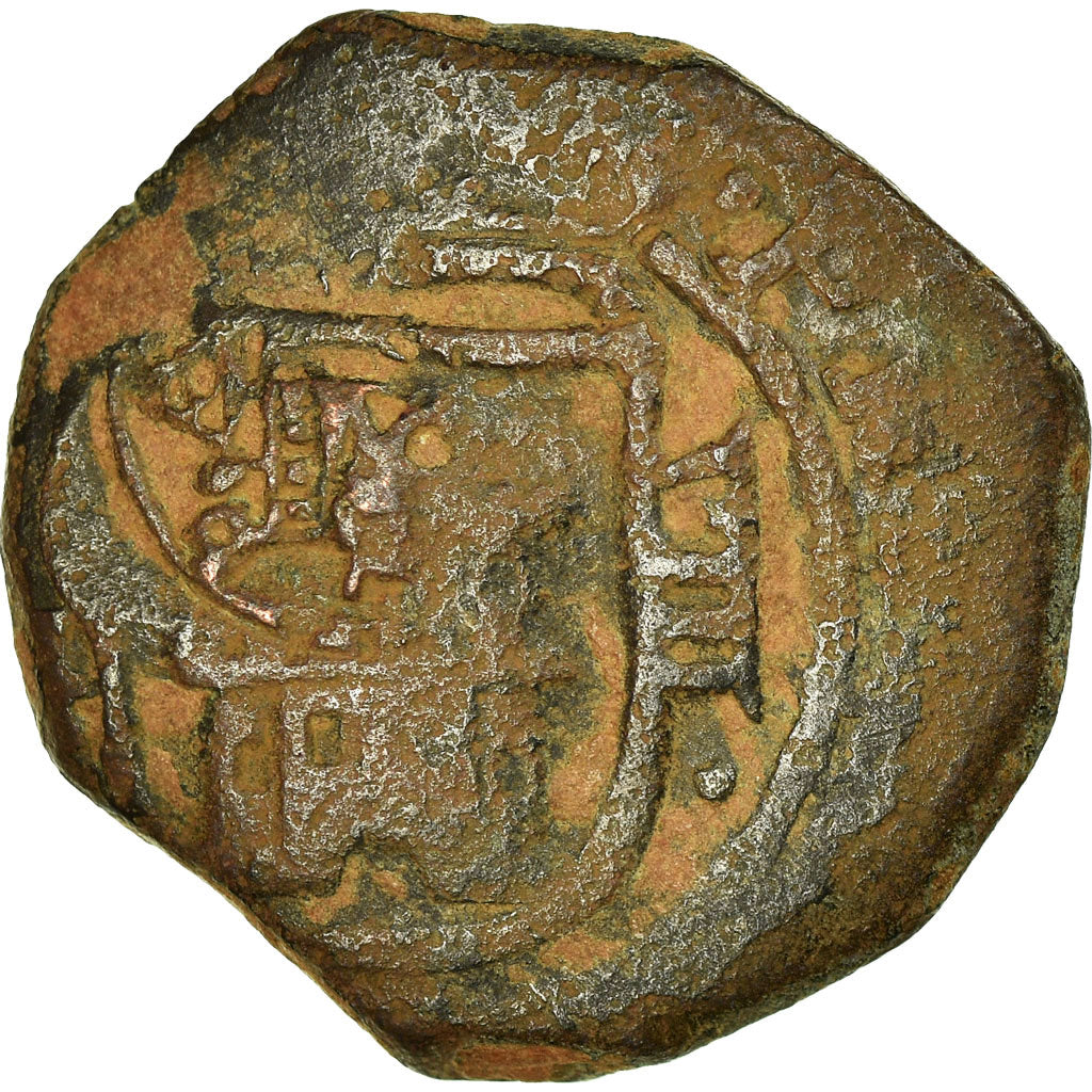 Coin, Spain, Philip IV, 8 Maravedis, VF(20-25), Copper
