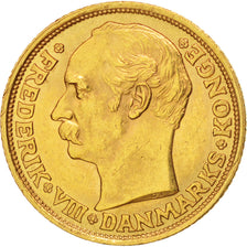 Danimarca, Frederik VIII, 10 Kroner, 1908, Copenhagen, Oro, KM:809