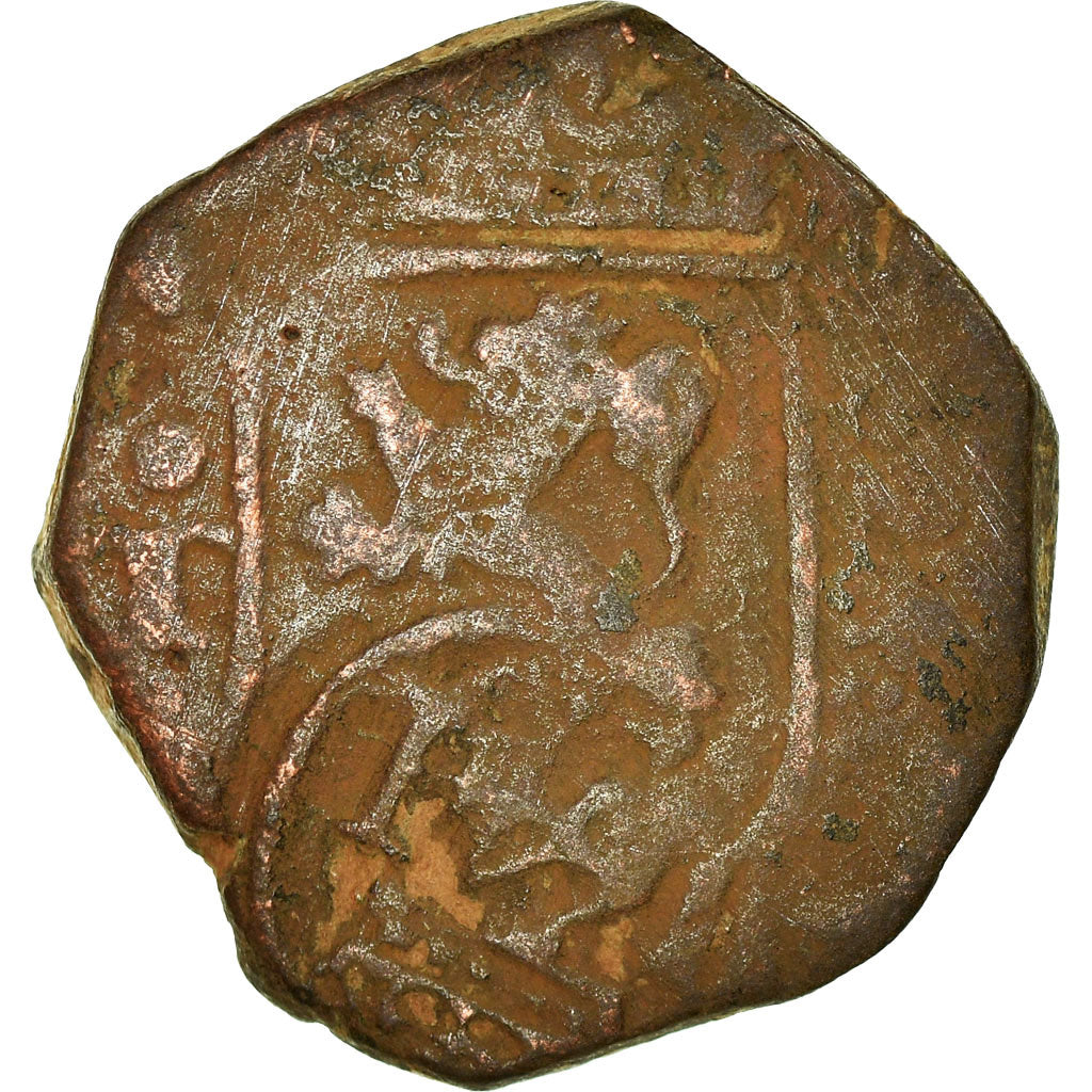 Coin, Spain, Philip IV, 8 Maravedis, 1641, Toledo, VF(20-25), Copper