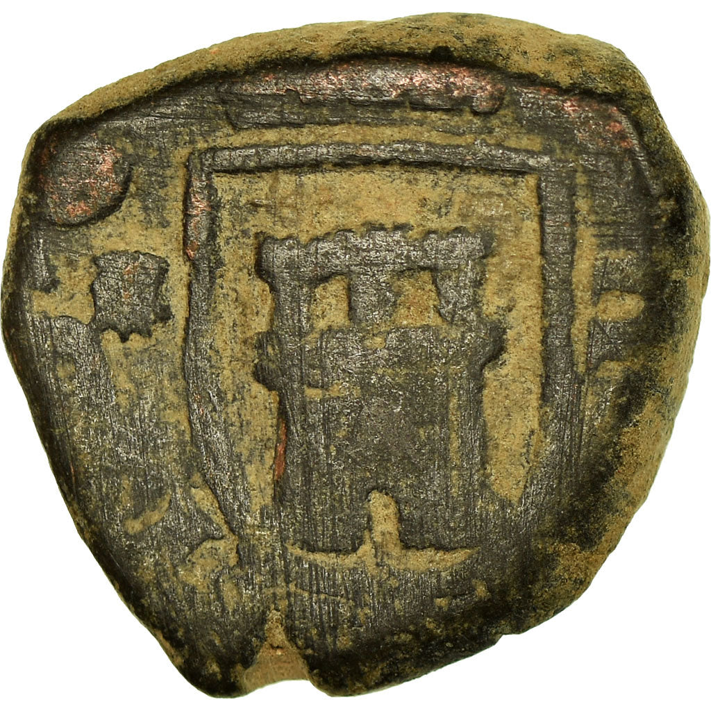 Coin, Spain, Philip IV, 2 Maravedis, 1659, Coruna, VF(20-25), Copper