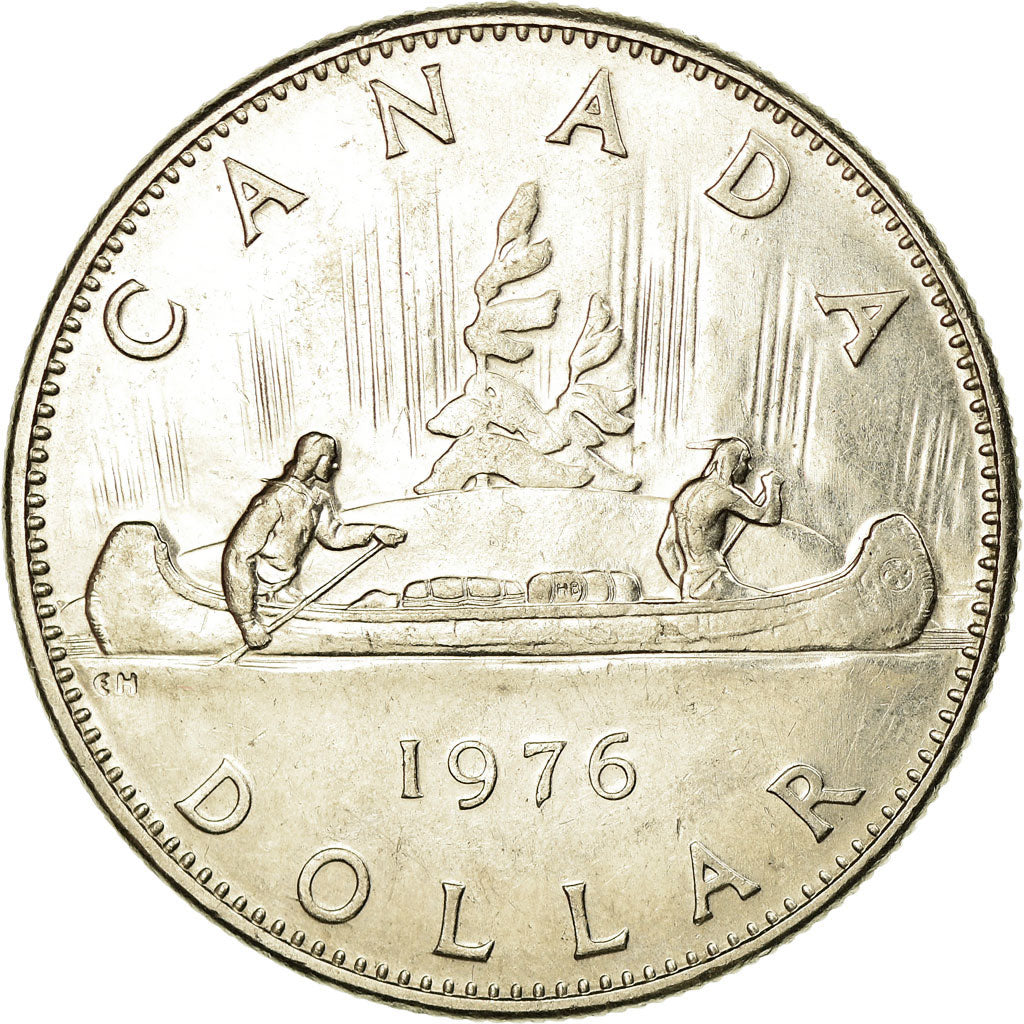 Coin, Canada, Elizabeth II, Dollar, 1976, Royal Canadian Mint, Ottawa