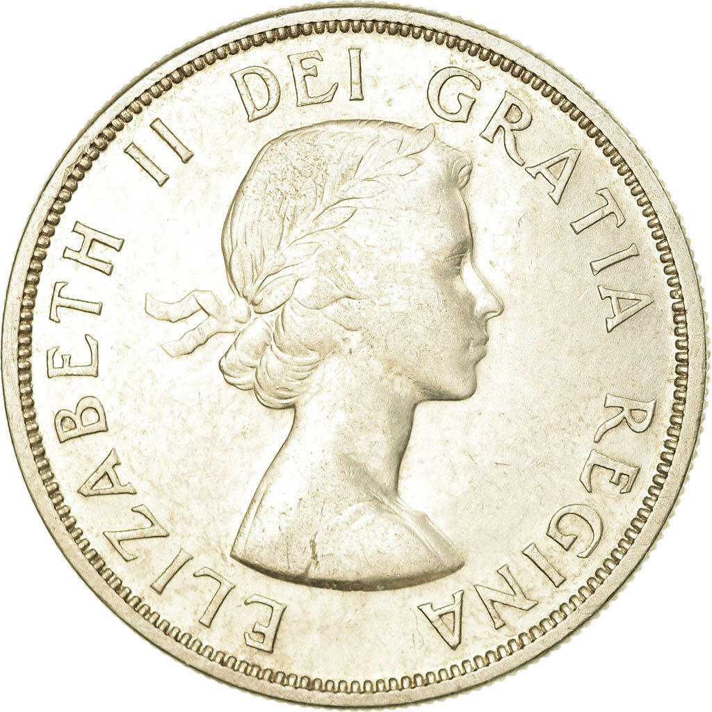 Coin, Canada, Elizabeth II, Dollar, 1958, Royal Canadian Mint, Ottawa