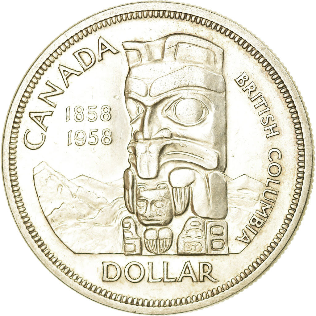 Coin, Canada, Elizabeth II, Dollar, 1958, Royal Canadian Mint, Ottawa