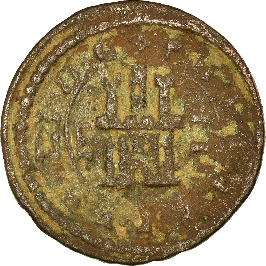 Coin, Spain, Philip III, 2 Maravedis, 1619, Segovia, VF(30-35), Bronze, KM:3.7