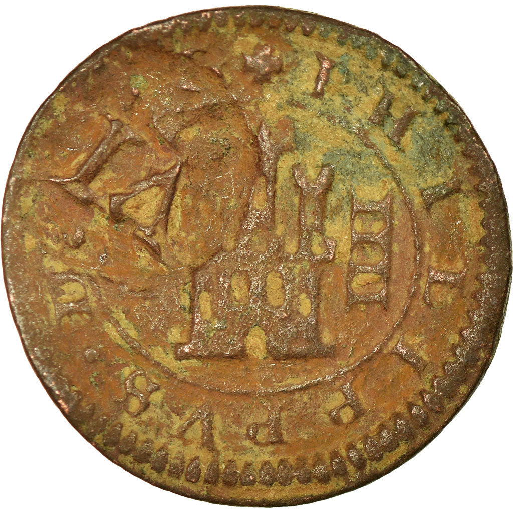 Coin, Spain, Philip IV, 6 Maravedis, 1641, VF(30-35), Copper