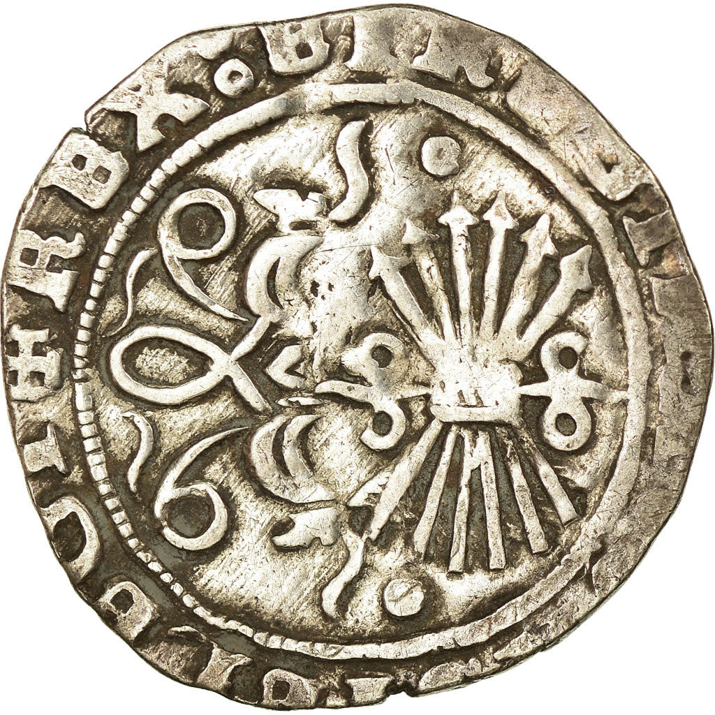 Moneta, Spagna, Fernando & Isabel, Real, Granada, BB, Argento