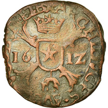 Coin, Spanish Netherlands, BRABANT, Albert & Isabella, Liard, 12 Mites, 1612