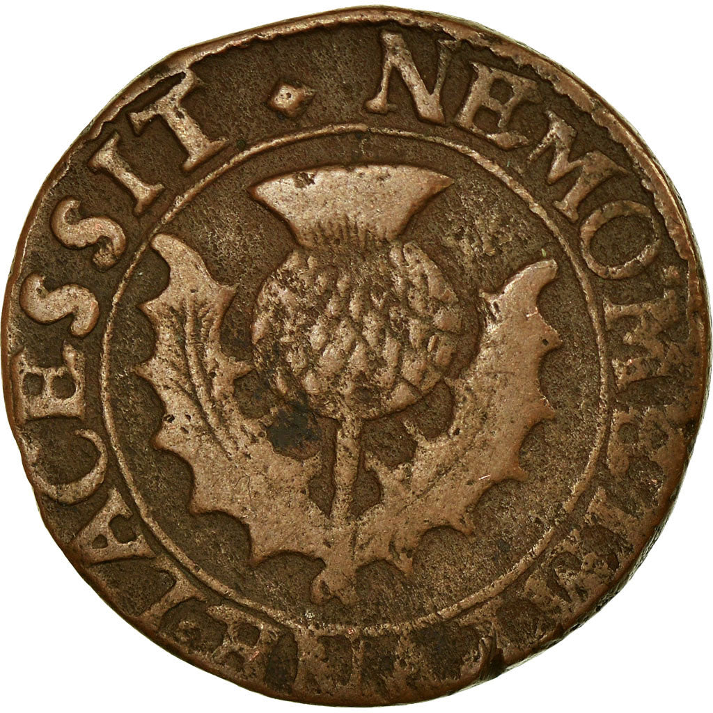 Moeda, Escócia, Charles II, 2 Pence, 1663, VF(30-35), Cobre, KM:100