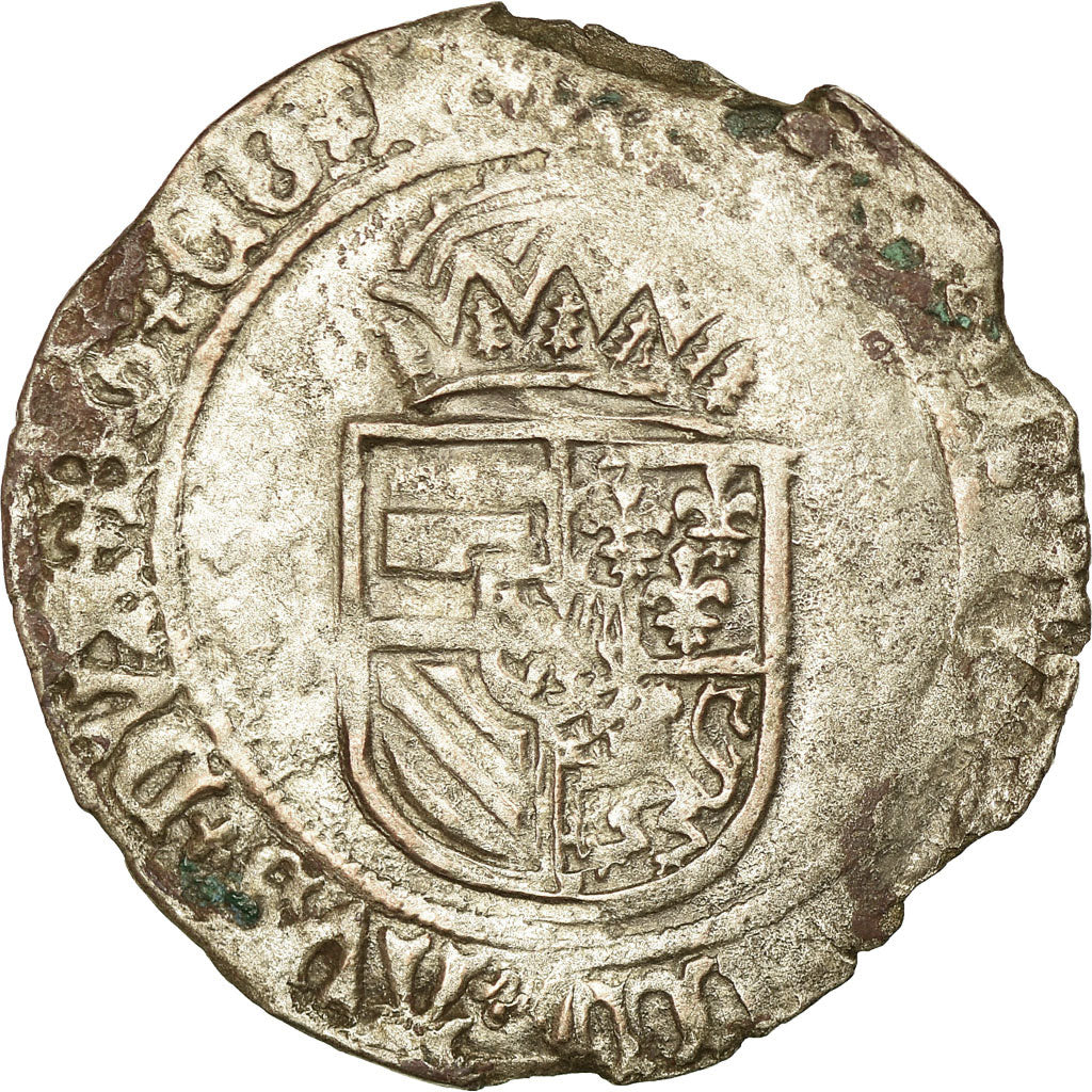 Monnaie, Pays-Bas espagnols, Charles Quint, Patard, 1499, Dordrecht, TB+