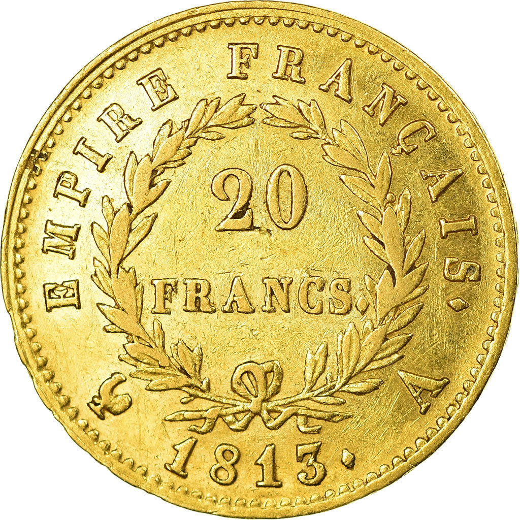 Moneta, Francia, Napoléon I, 20 Francs, 1813, Paris, BB+, Oro, KM:695.1