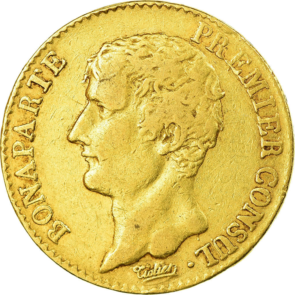 Munten, Frankrijk, Napoléon I, 20 Francs, Jaar 12 (1804), Paris, FR+, Goud