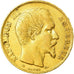 Coin, France, Napoleon III, 20 Francs, 1855, Lyon, EF(40-45), Gold