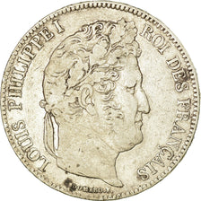 Coin, France, Louis-Philippe, 5 Francs, 1832, Rouen, VF(30-35), Silver, KM:749.2