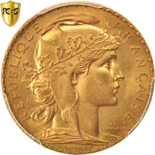 Monnaie, France, Marianne, 20 Francs, 1909, PCGS, MS66, FDC, Or, KM:857