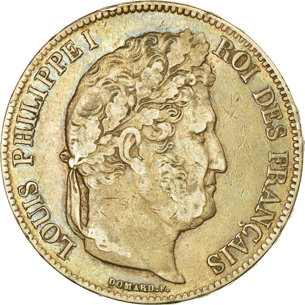 Monnaie, France, Louis-Philippe, 5 Francs, 1833, Strasbourg, TTB, Argent