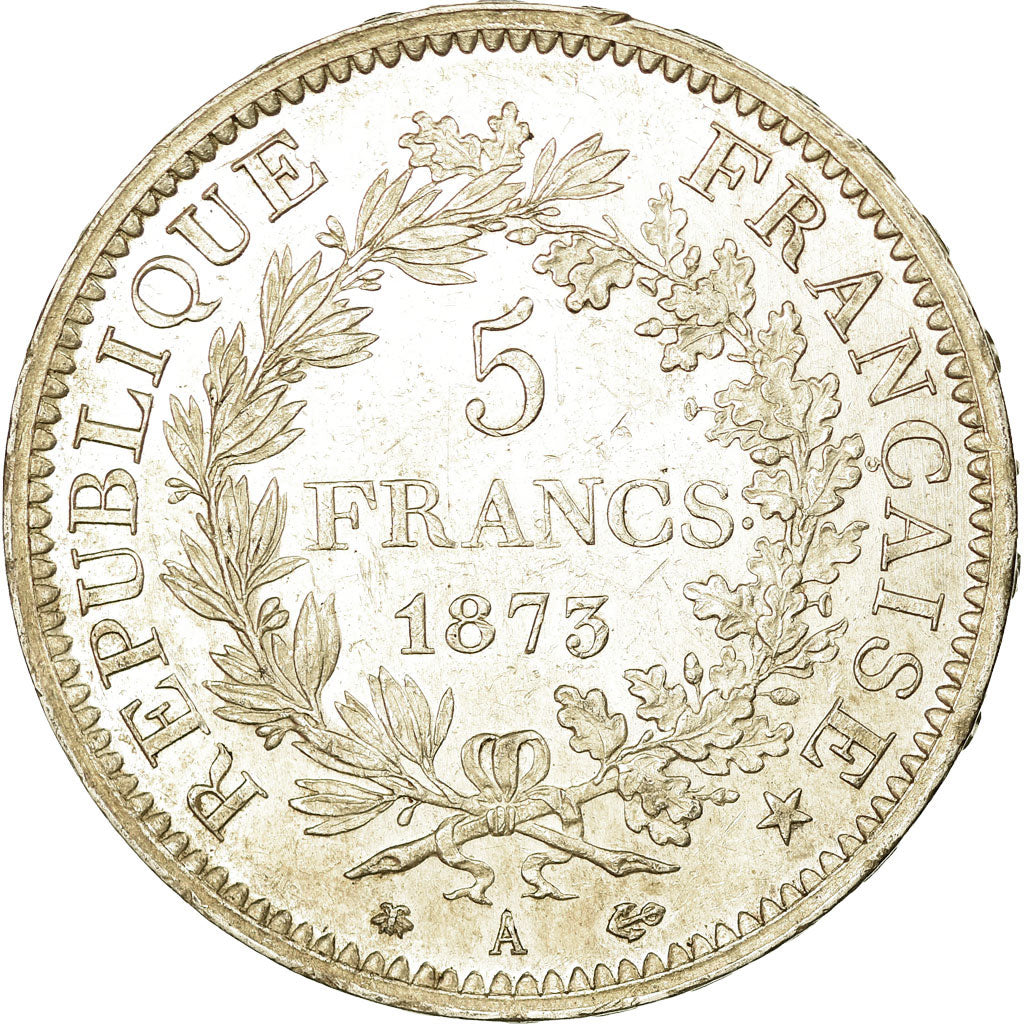 Monnaie, France, Hercule, 5 Francs, 1873, Paris, SUP, Argent, Gadoury:745a