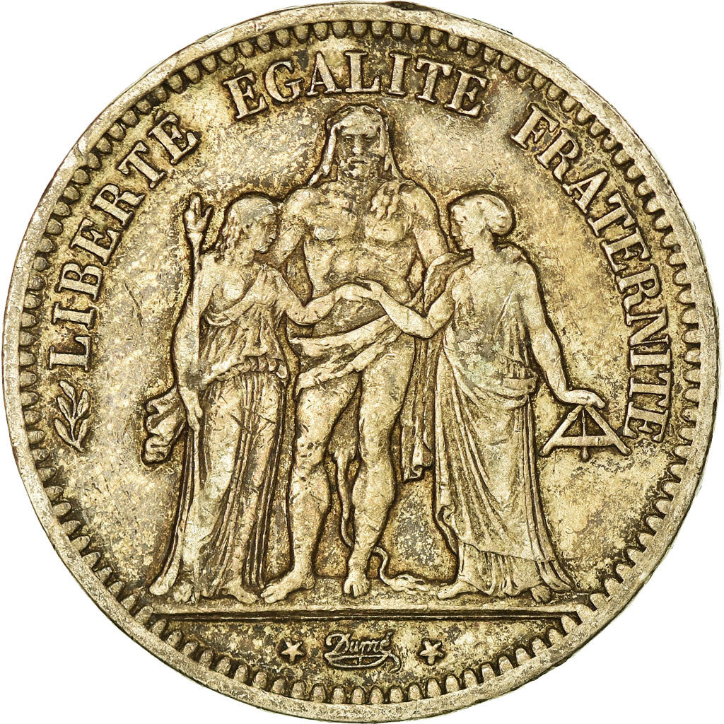 Coin, France, Hercule, 5 Francs, 1849, Paris, EF(40-45), Silver, KM:756.1