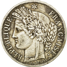 Münze, Frankreich, Cérès, 5 Francs, 1849, Paris, S+, Silber, KM:761.1