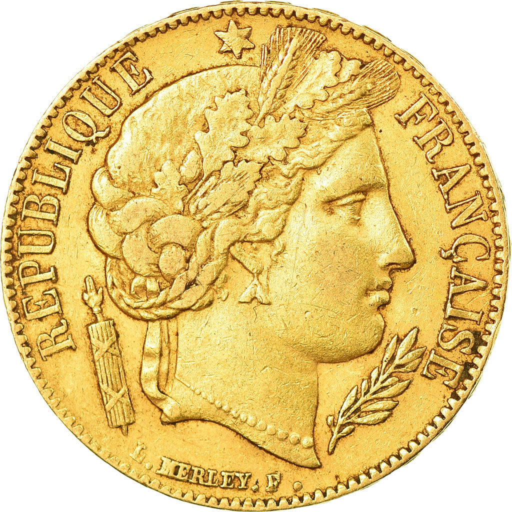 Coin, France, Cérès, 20 Francs, 1851, Paris, EF(40-45), Gold, KM:762
