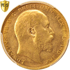 Australia, Edward VII, Sovereign, 1902, Perth, PCGS, MS62, Gold, KM:15