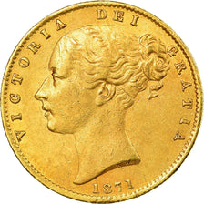 Moneda, Australia, Elizabeth II, Sovereign, 1871, Sydney, MBC+, Oro, KM:6