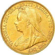Moneta, Australia, Victoria, Sovereign, 1900, Melbourne, AU(50-53), Złoto