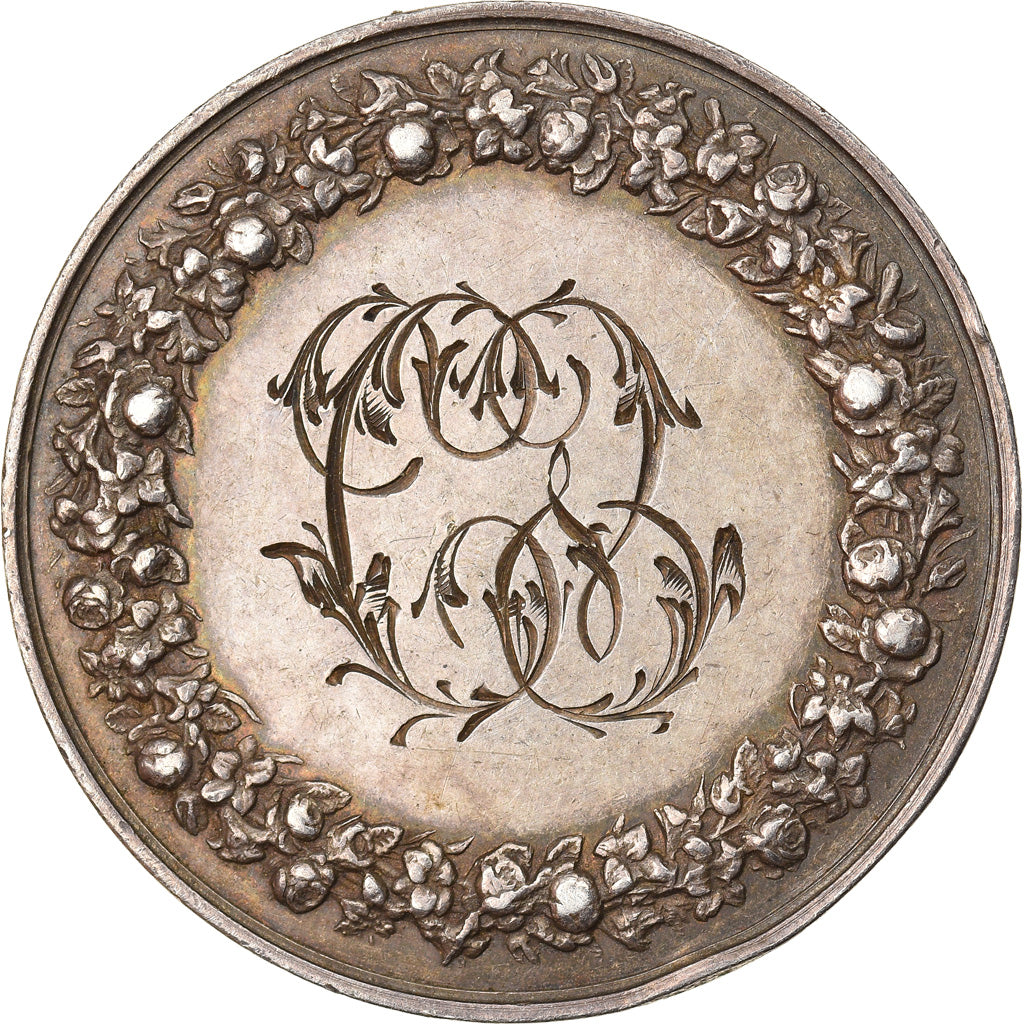 France, Médaille, Mariage, Religion, 1903, Petit, SUP, Argent