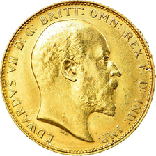 Monnaie, Australie, Edward VII, Sovereign, 1908, Perth, SUP, Or, KM:15
