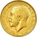 Coin, INDIA-BRITISH, George V, Sovereign, 1918, Bombay, AU(55-58), Gold, KM:525A