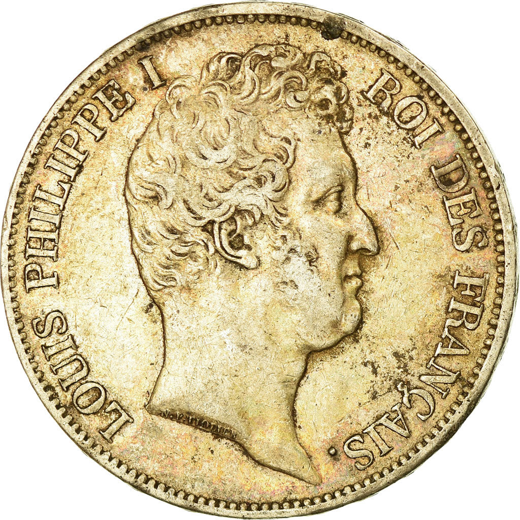 Coin, France, Louis-Philippe, 5 Francs, 1830, Paris, EF(40-45), Silver, KM:736.1