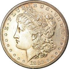 Coin, United States, Morgan Dollar, Dollar, 1882, San Francisco, MS(60-62)
