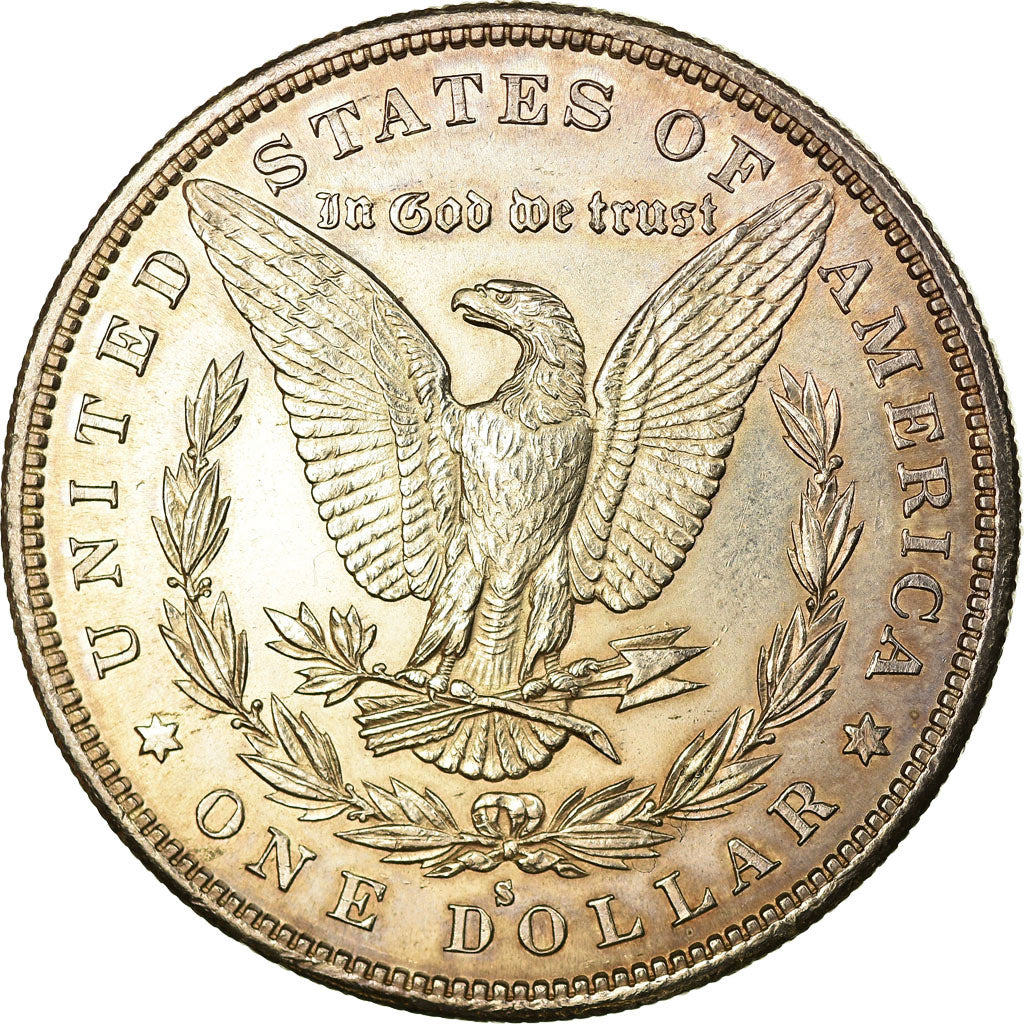 Coin, United States, Morgan Dollar, Dollar, 1882, San Francisco, MS(60-62)