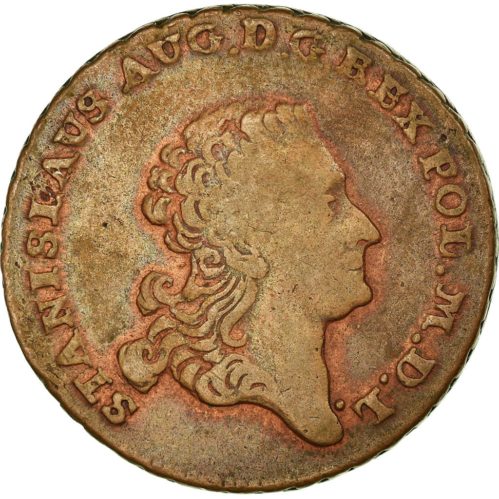Moneta, Polska, Stanislaus Augustus, 3 Grosze, 1/2 Szostak - 3 Kruzierz, 1766
