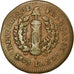 Coin, France, 2 Sols, 1793, Mayence, EF(40-45), Bronze, Gadoury:66