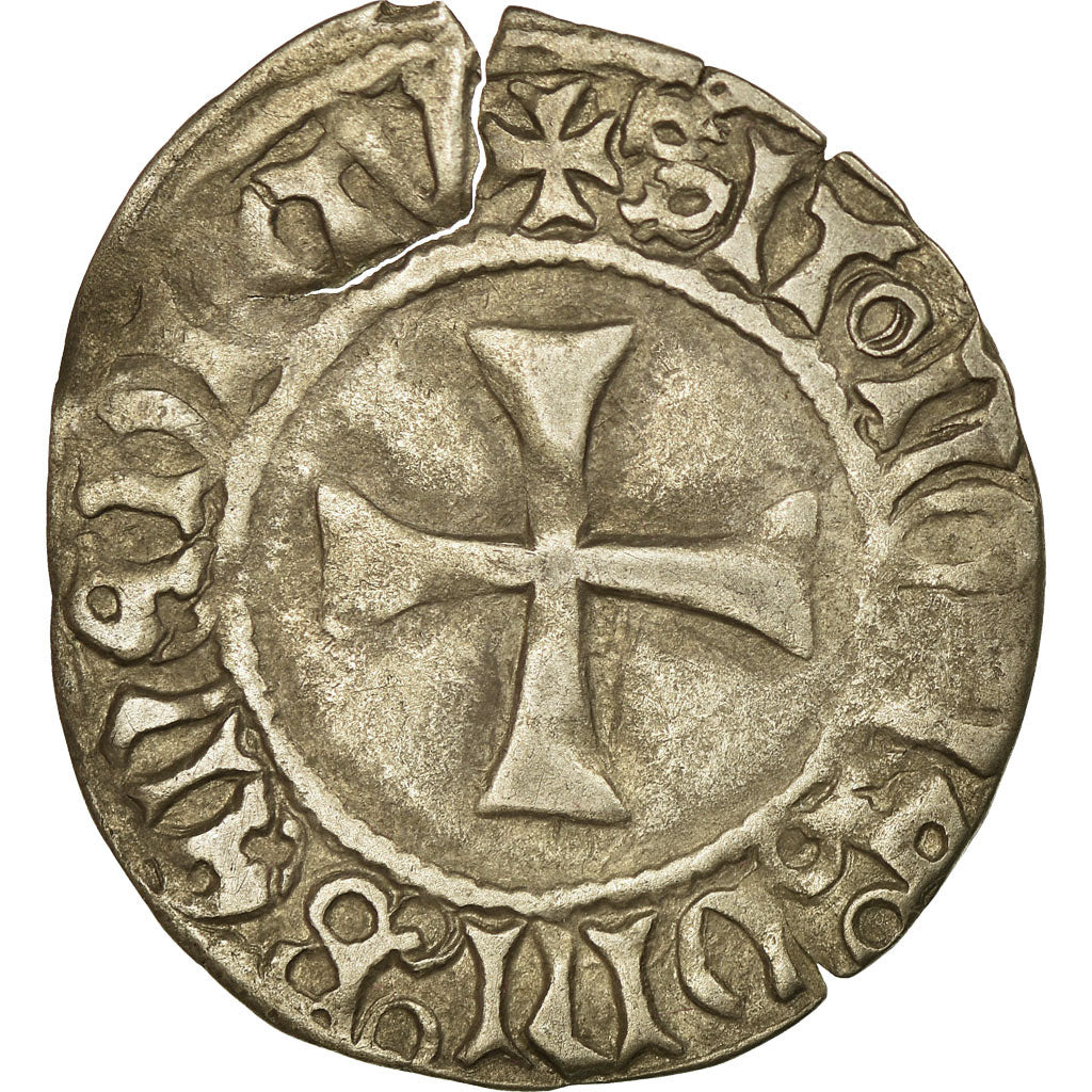 Coin, France, Bretagne, François II, Blanc à la targe, 1458-1488, Rennes