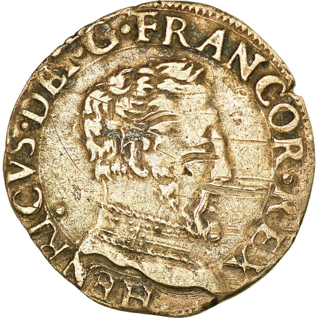 Coin, France, François II, 1/2 Teston, 1560, Toulouse, EF(40-45), Silver