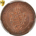 German States, SAXONY, 2 Pfennig, 1869, PCGS, MS66BN, KM:1217