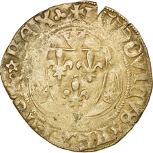 Münze, Frankreich, Louis XI, Blanc à la couronne, Lyon, S+, Billon