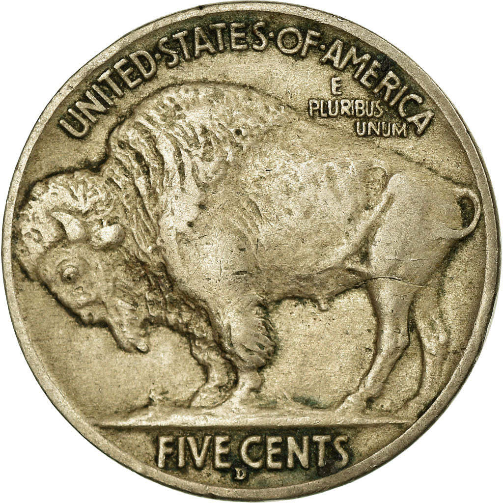 Coin, United States, Buffalo Nickel, 5 Cents, 1916, Denver, EF(40-45)