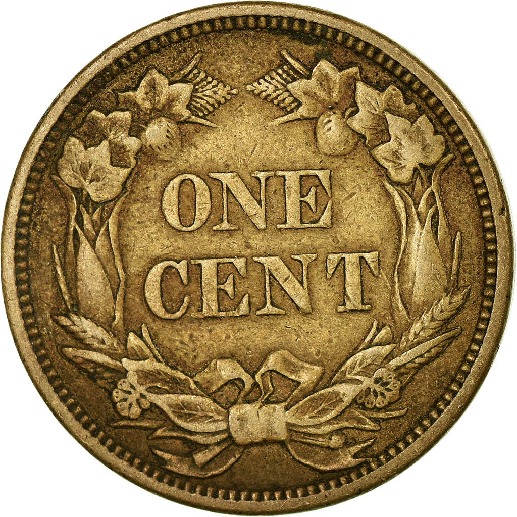 Coin, United States, Flying Eagle Cent, Cent, 1858, U.S. Mint, Philadelphia