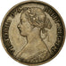 Coin, Great Britain, Victoria, Farthing, 1862, AU(50-53), Bronze, KM:747.2